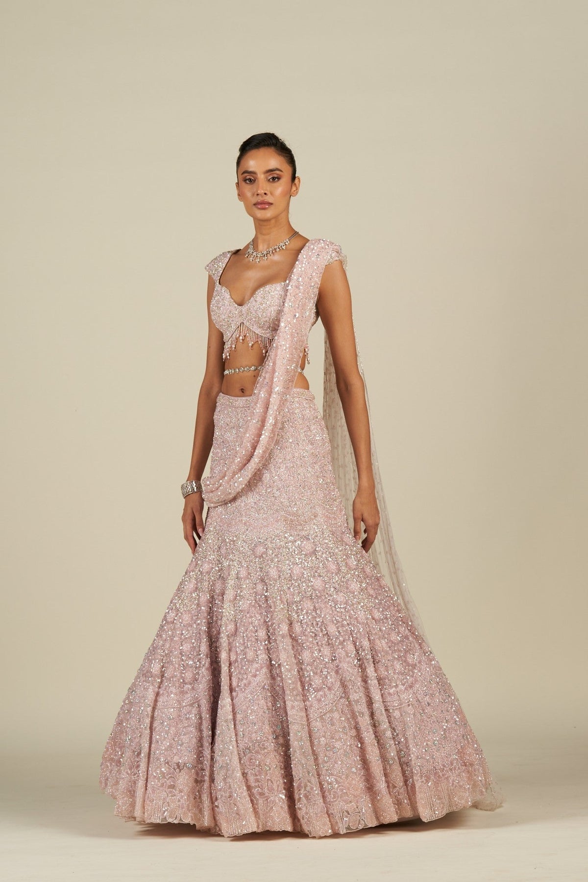 BLUSH PINK LEHENGA