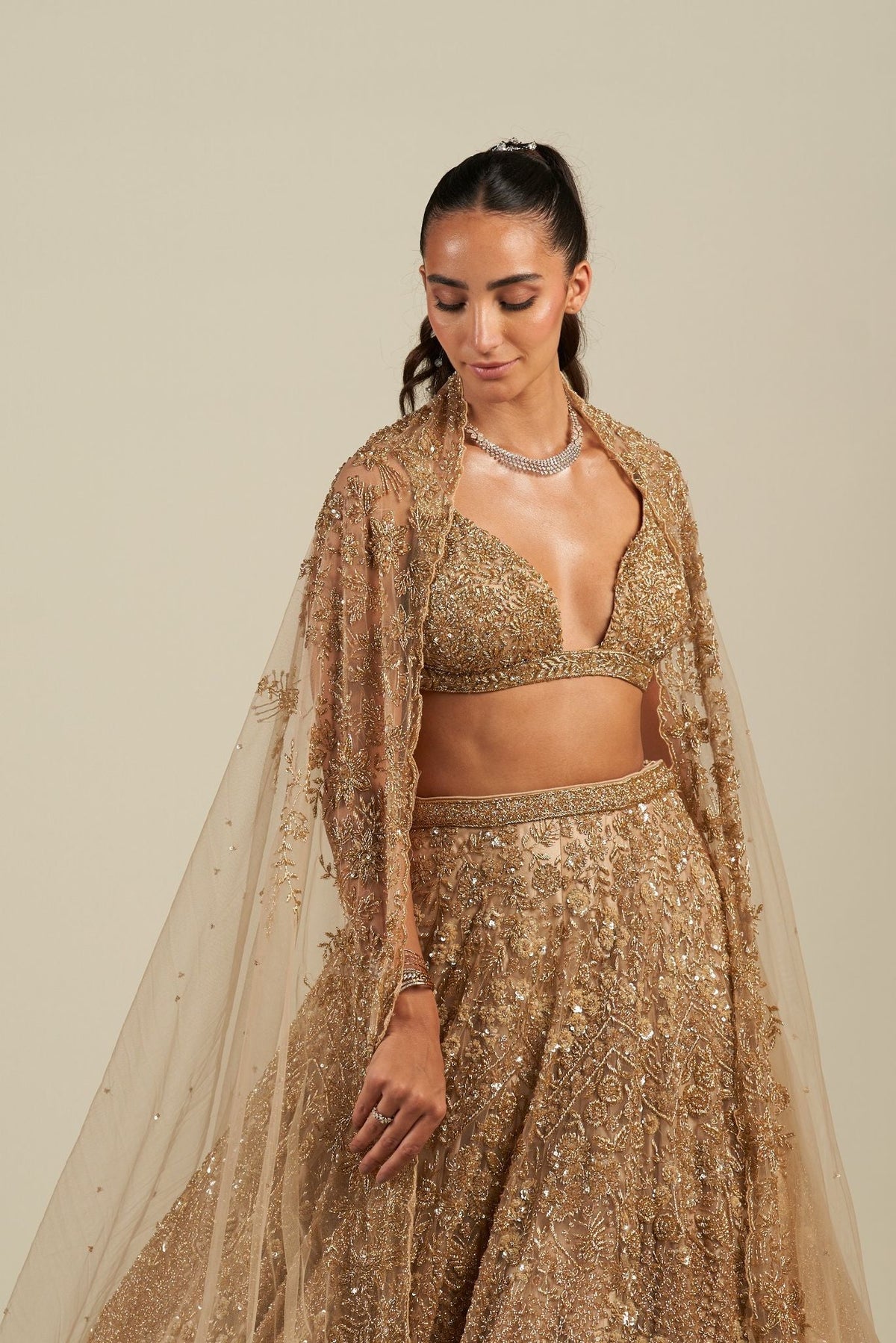 SITARA OMBRE LEHENGA