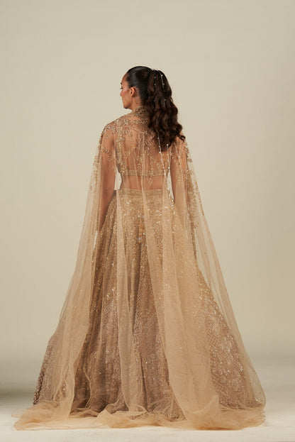SITARA OMBRE LEHENGA