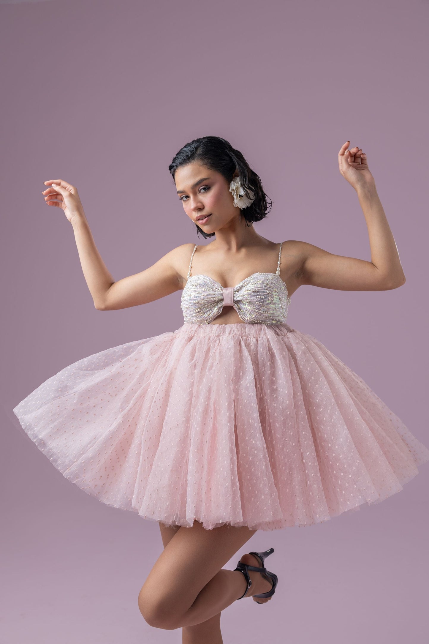ROSETTE TUTU DRESS