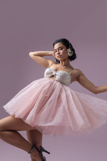 ROSETTE TUTU DRESS