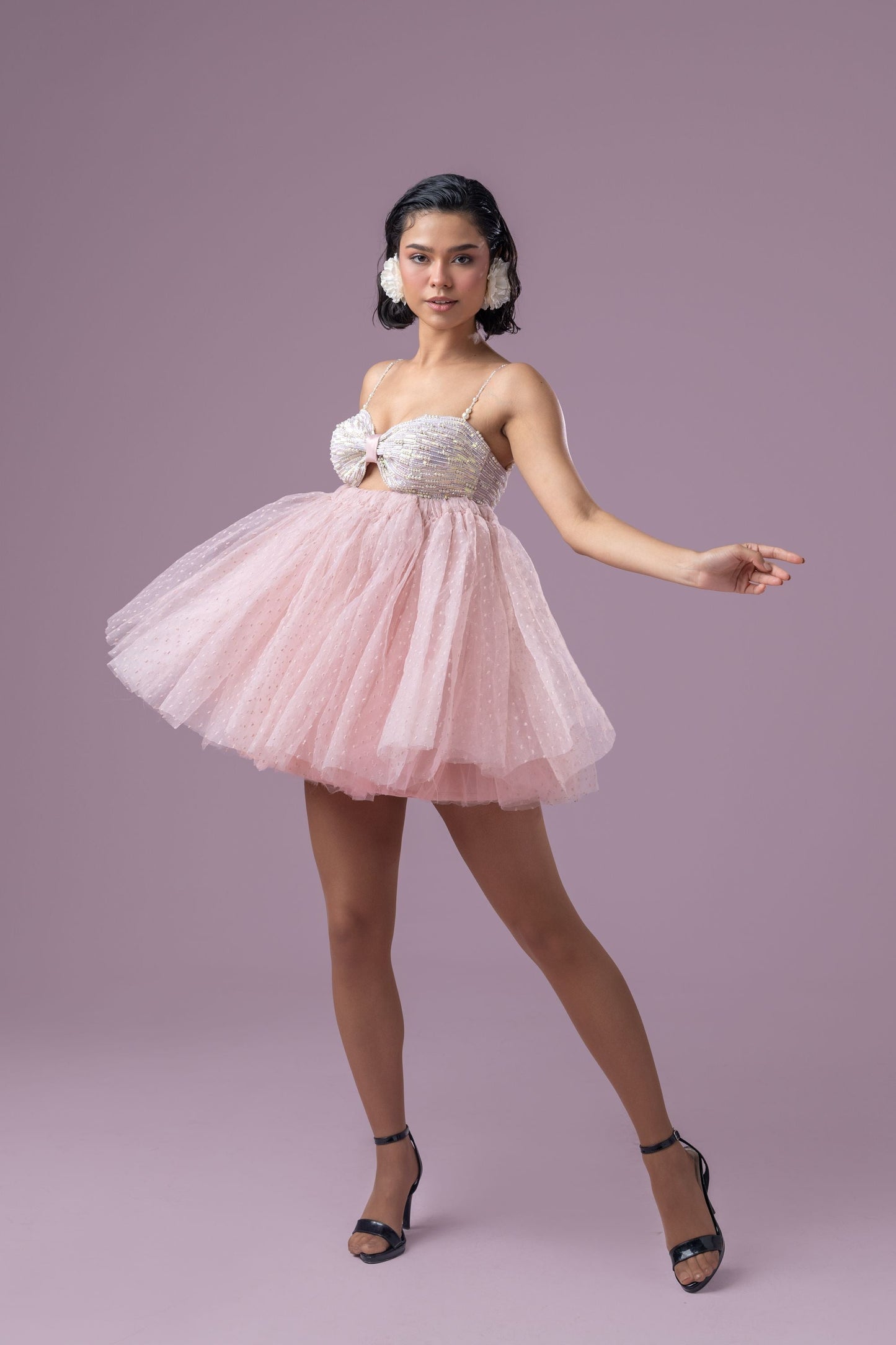 ROSETTE TUTU DRESS