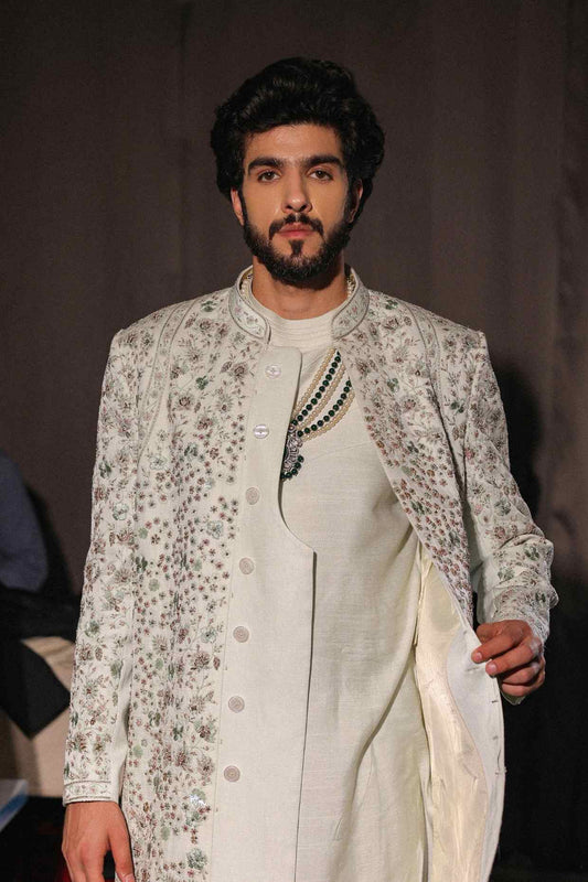 The Blue Iris Sherwani Set