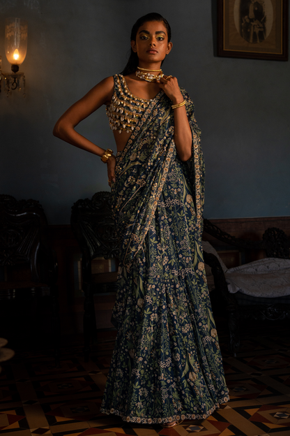 Tarini Manchanda in the DEW SAREE SET