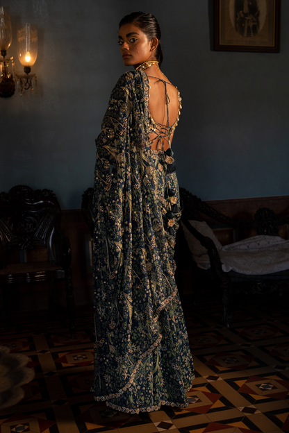 Tarini Manchanda in the DEW SAREE SET