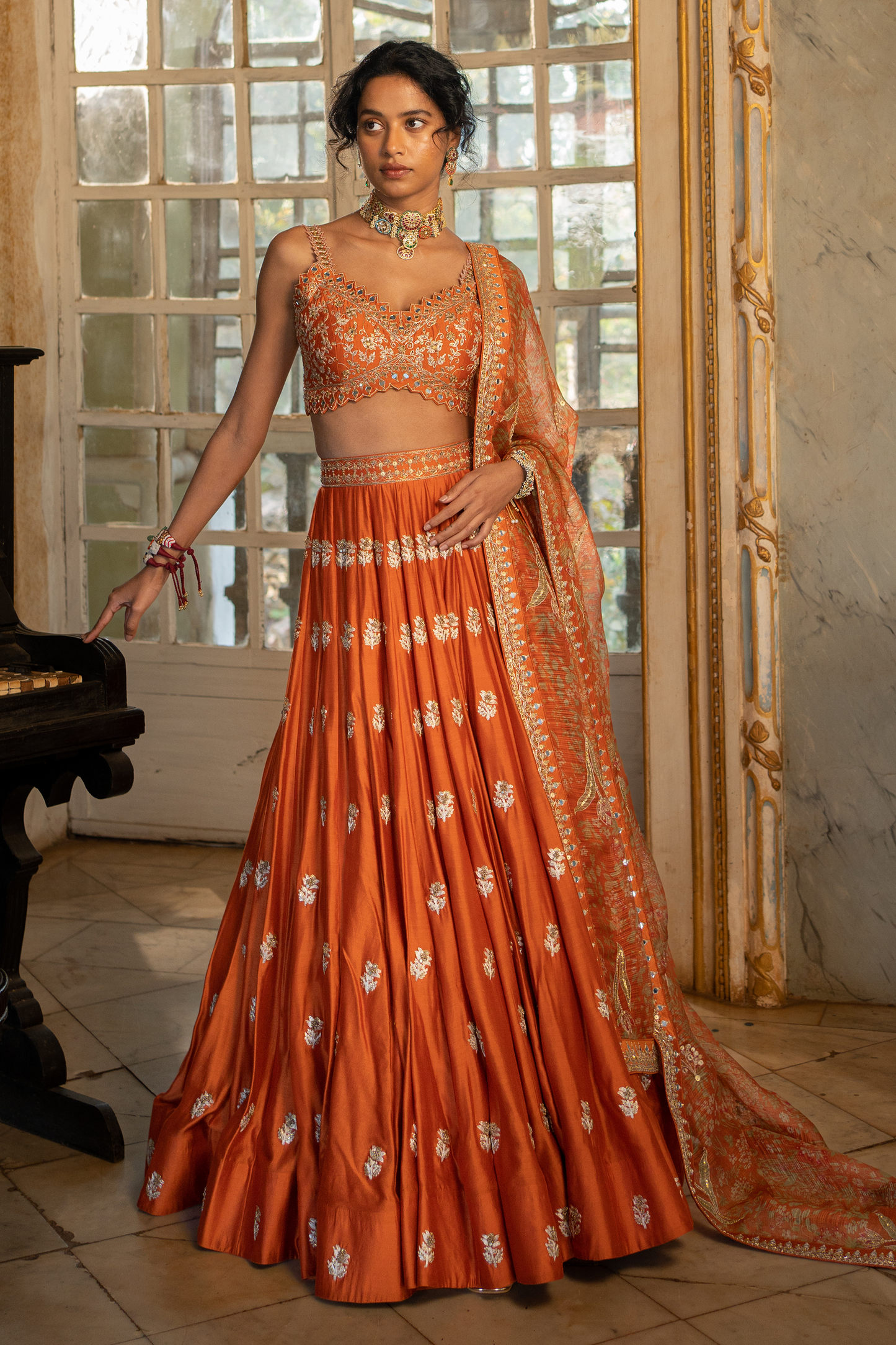 Nimrit Kaur in the NIMRIT LEHENGA SET