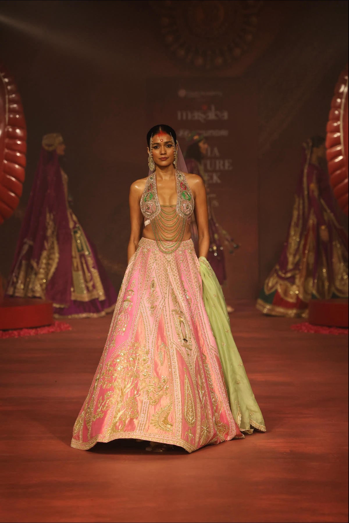 ‘Rose Rabdi’ Lehenga