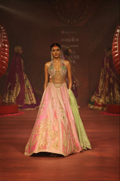 ‘Rose Rabdi’ Lehenga