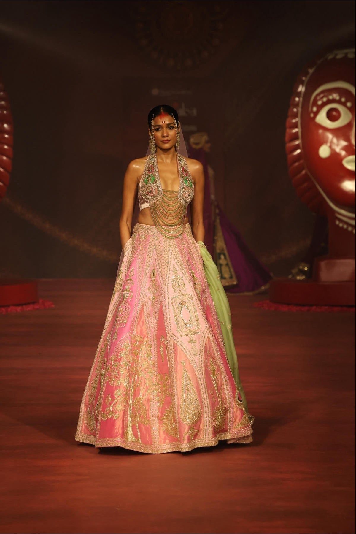 ‘Rose Rabdi’ Lehenga