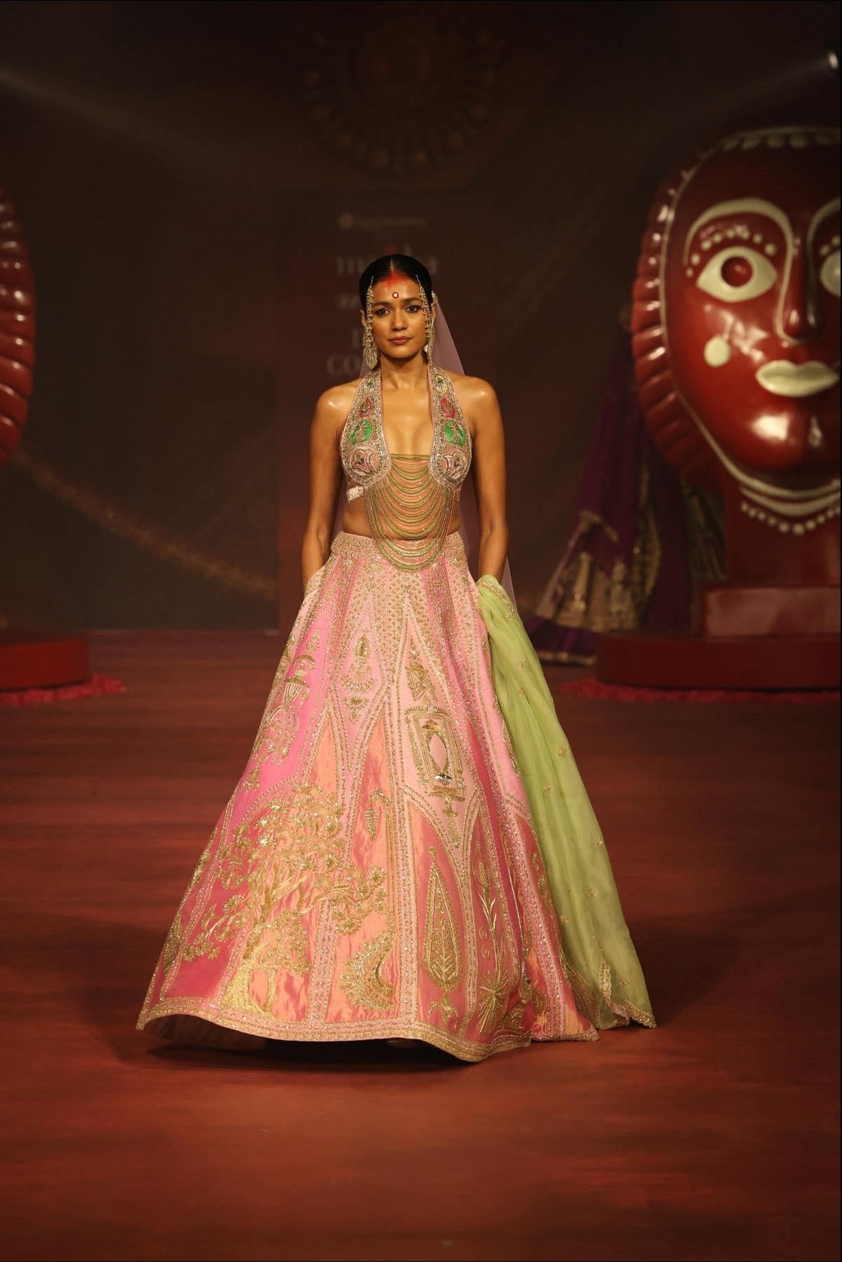 ‘Rose Rabdi’ Lehenga