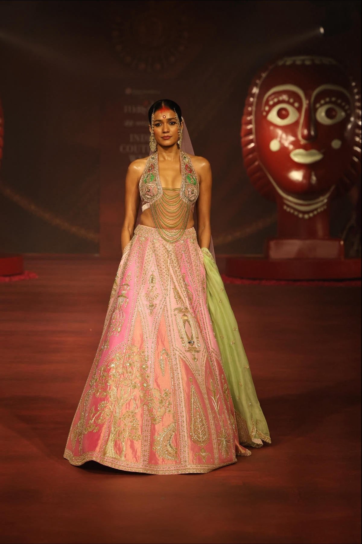 ‘Rose Rabdi’ Lehenga
