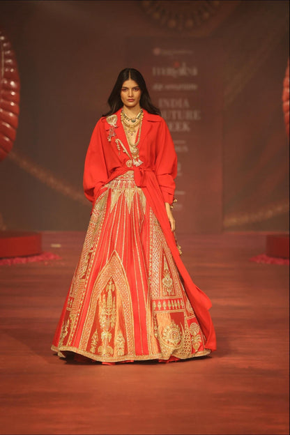 ‘Dilbar Ruby’ Lehenga.