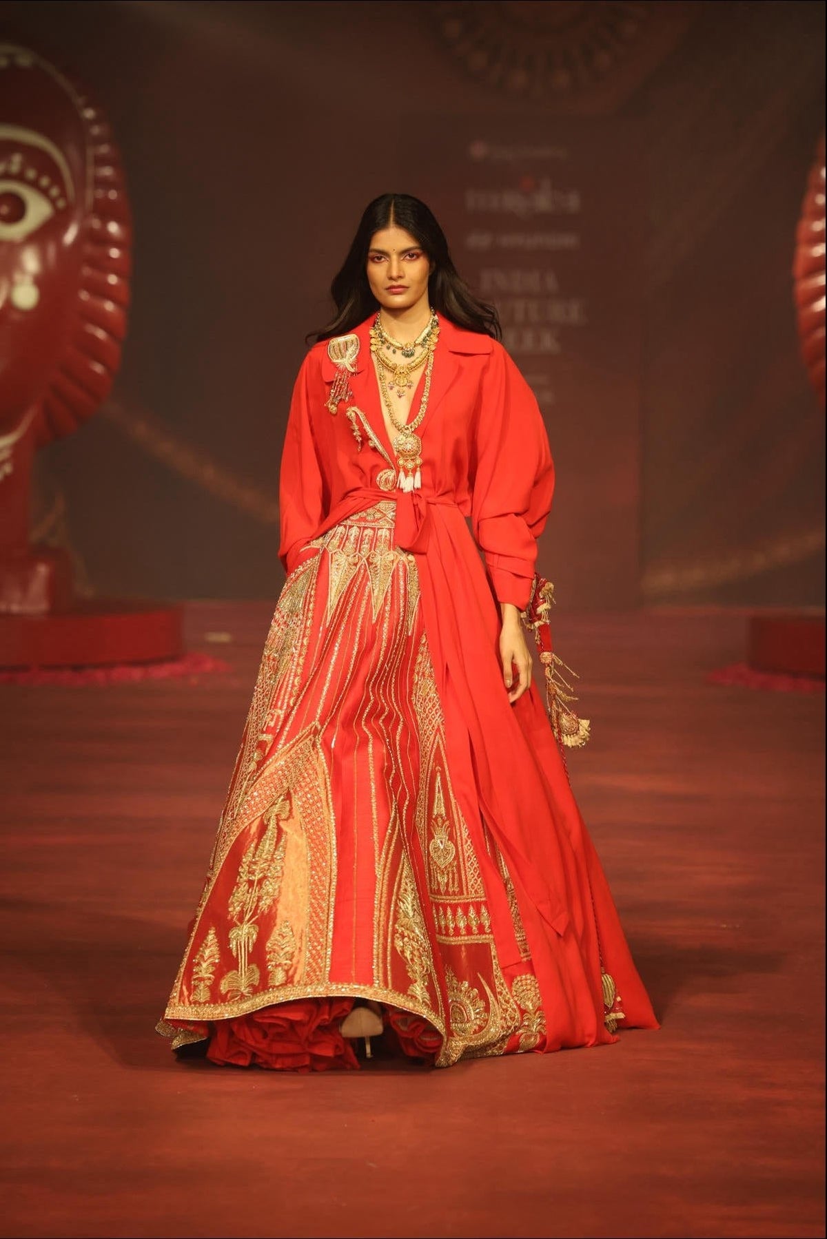 ‘Dilbar Ruby’ Lehenga.