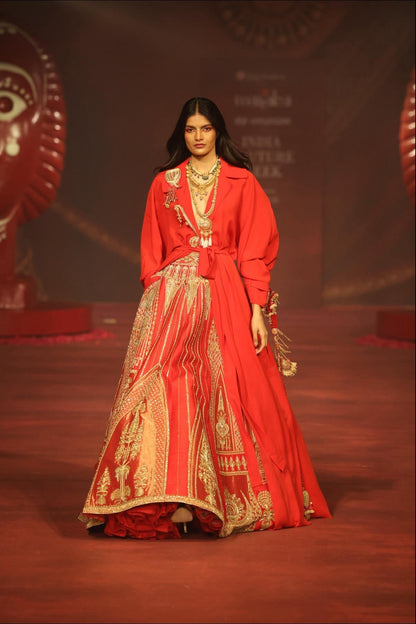 ‘Dilbar Ruby’ Lehenga.