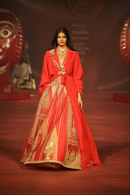 ‘Dilbar Ruby’ Lehenga.