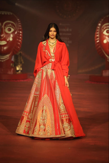 ‘Dilbar Ruby’ Lehenga.