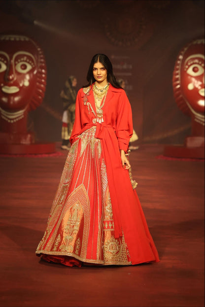 ‘Dilbar Ruby’ Lehenga.