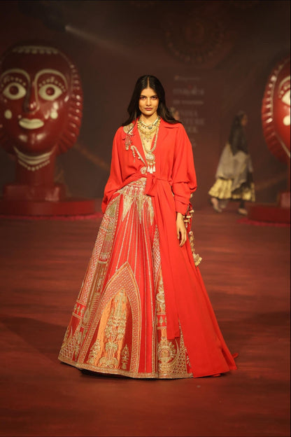 ‘Dilbar Ruby’ Lehenga.