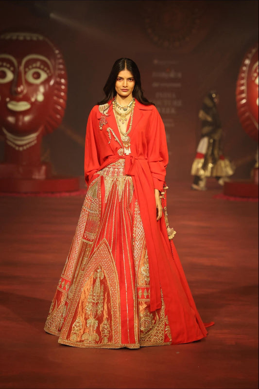 ‘Dilbar Ruby’ Lehenga.