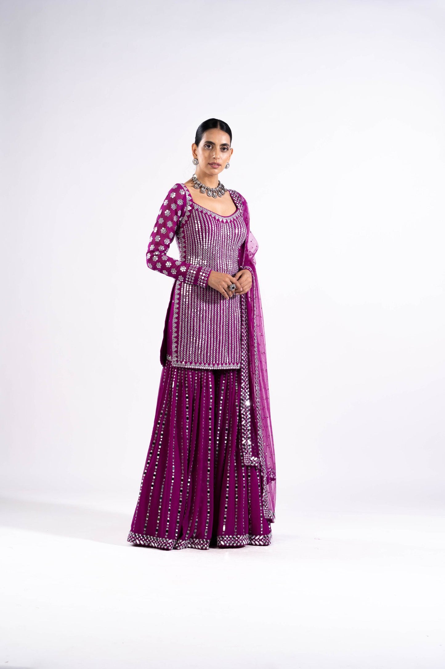 Pop Wine Sharara Set