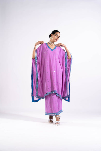 Mauve Kaftan Set