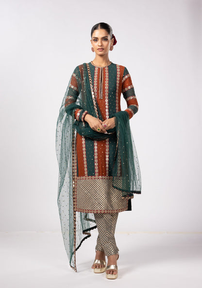 JADE GREEN PANT KURTA SET