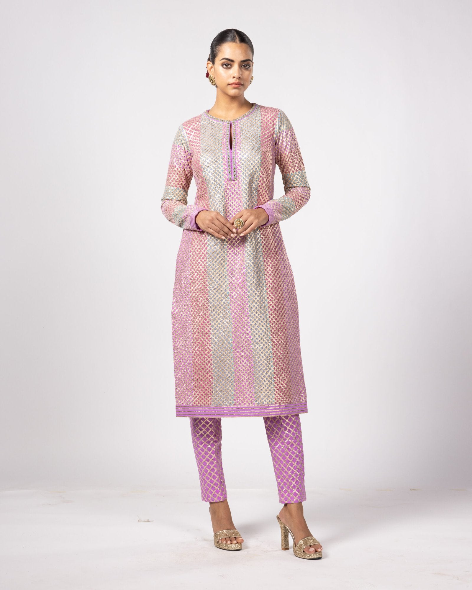 Aqua Kurta Set