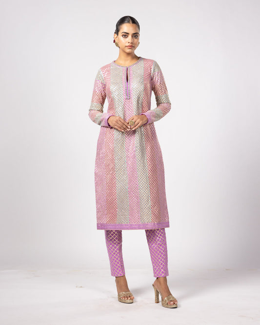 Aqua Kurta Set