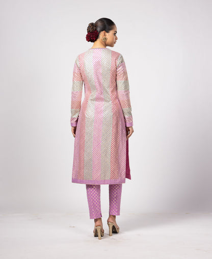 AQUA KURTA PANTS SET
