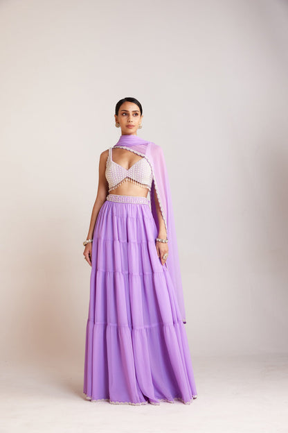 Lilac Sharara Set