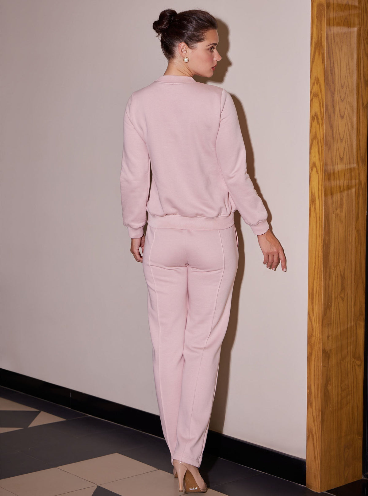 Nesoi Fleece Pink Co-ord Set