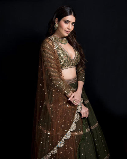 Tier Lehenga Set (KARISHMA TANNA )