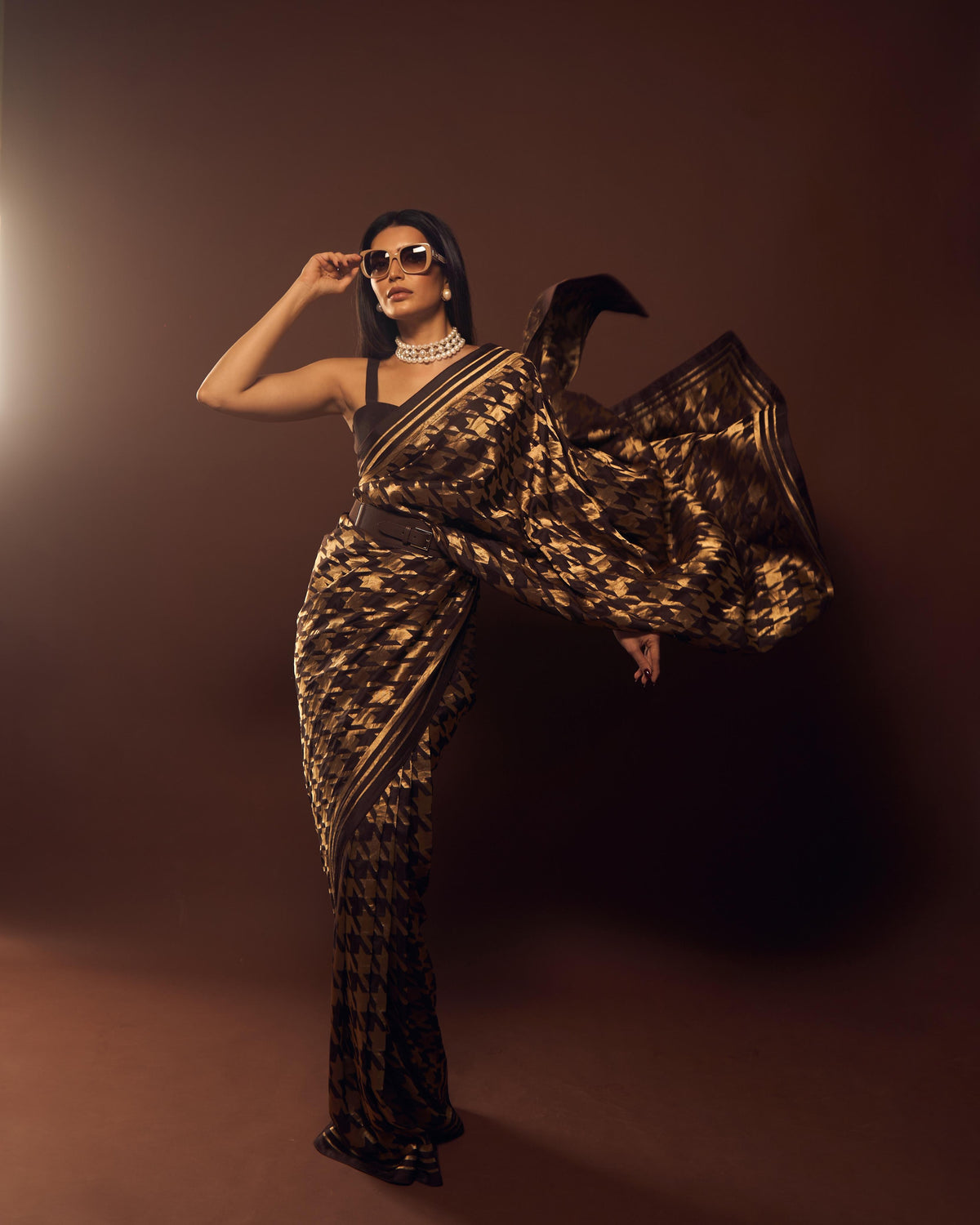Espresso Gerum Saree