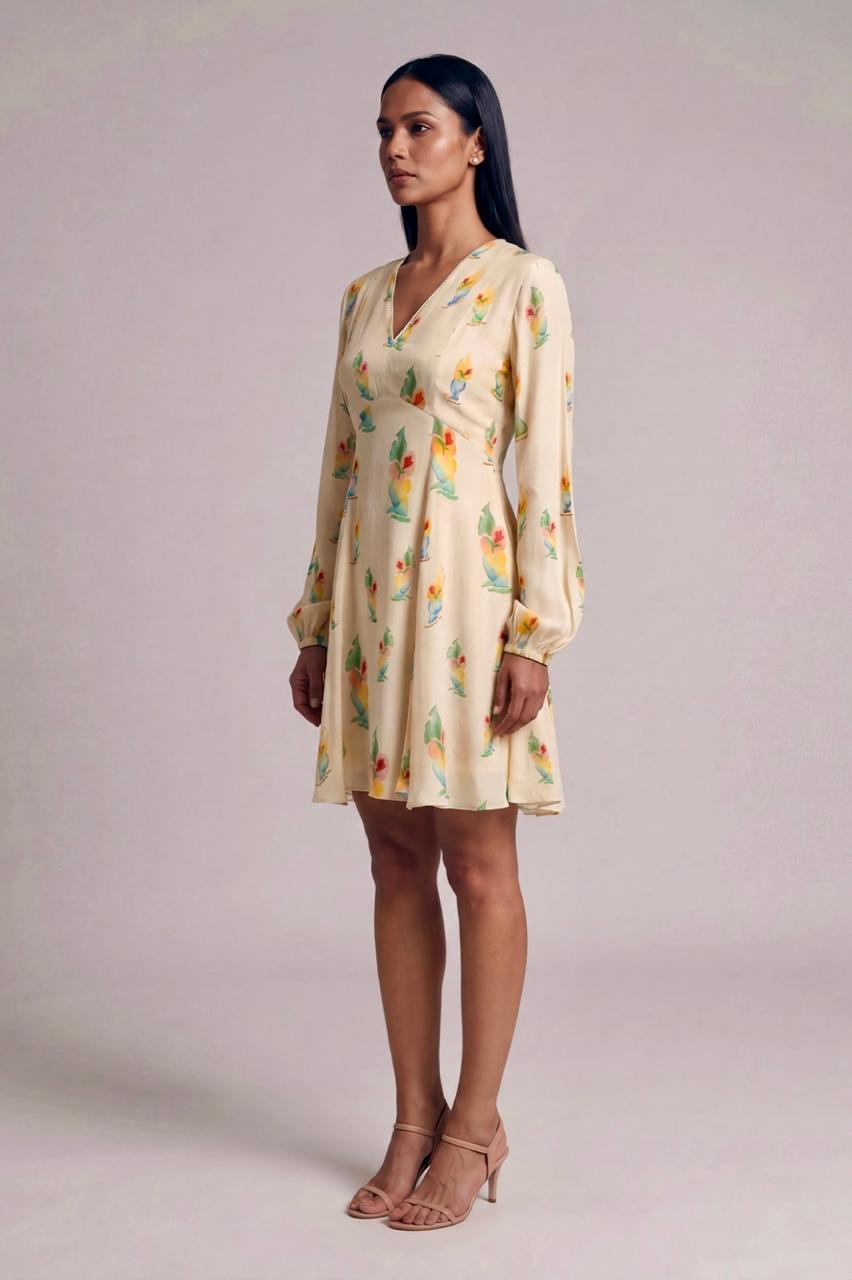 Ivory Rock N Roll Skater Dress