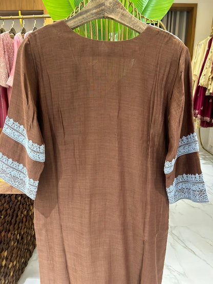 BROWN AND BLUE