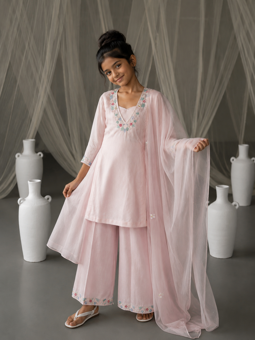 Daze Powder Pink Kurta Set
