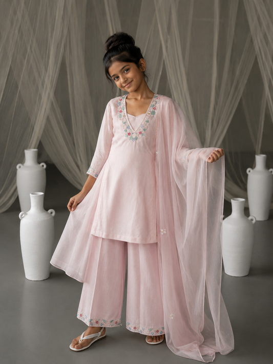 Daze Powder Pink Kurta Set
