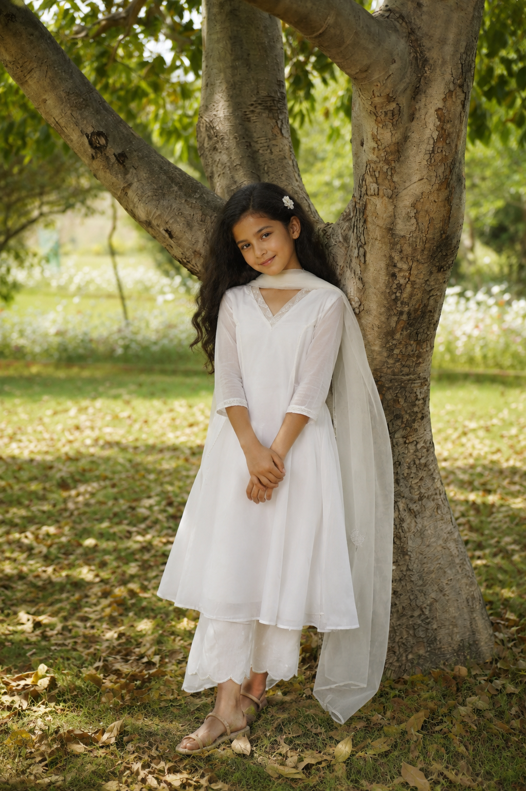 Trance Off-White Kurta Set