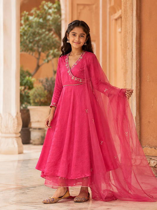 Hot Pink Lily Kurta Set