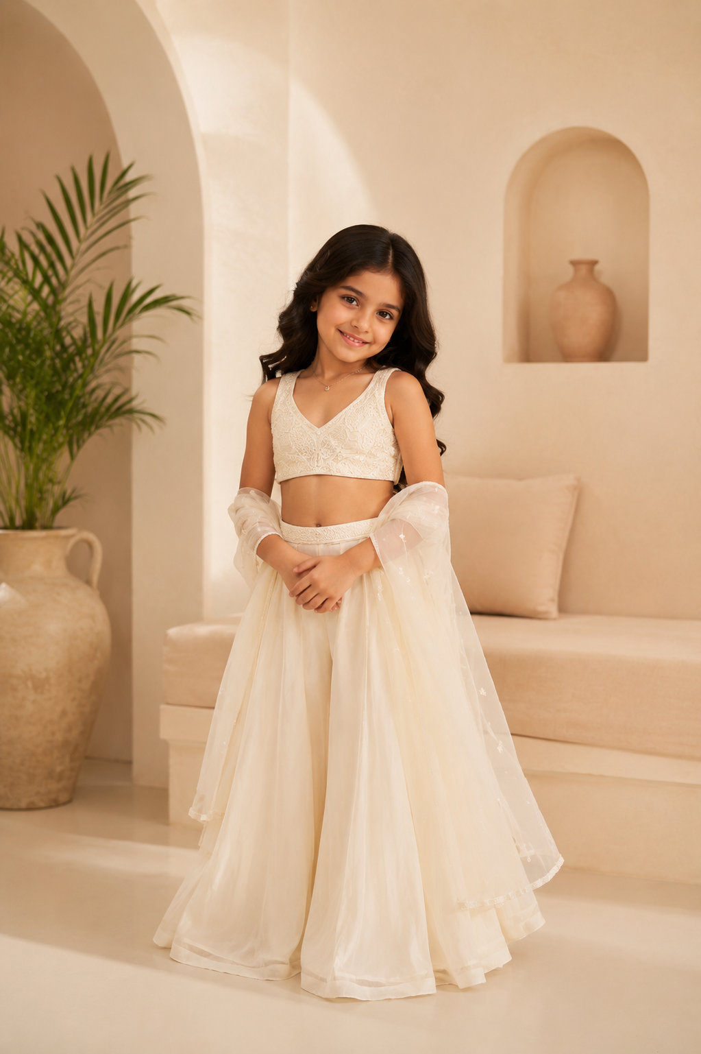 Jasmine Organza Jacket Set