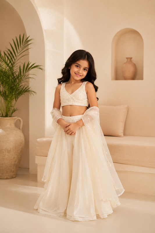 Jasmine Organza Jacket Set