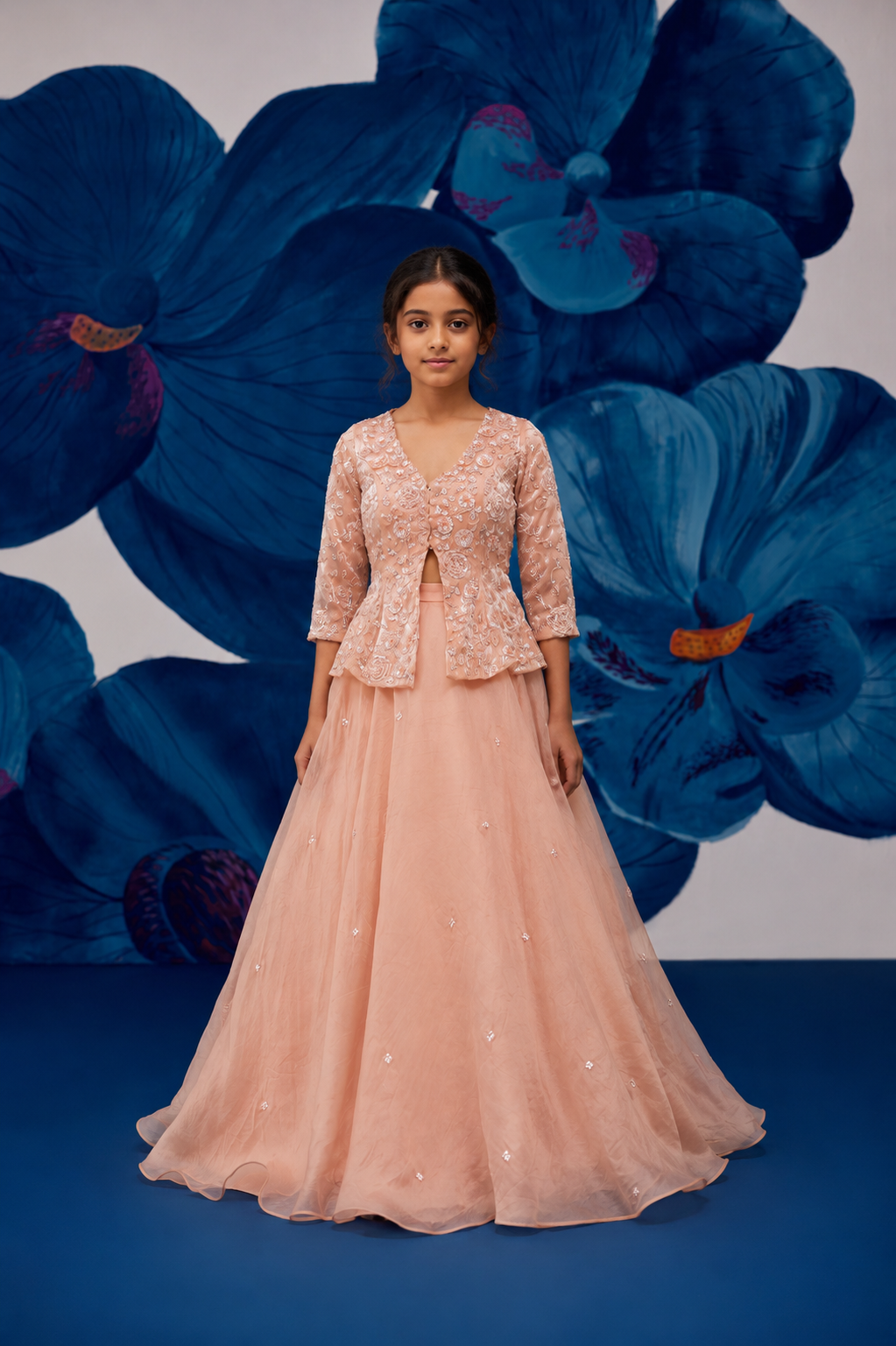 Celestial Rose Gold Jacket Set