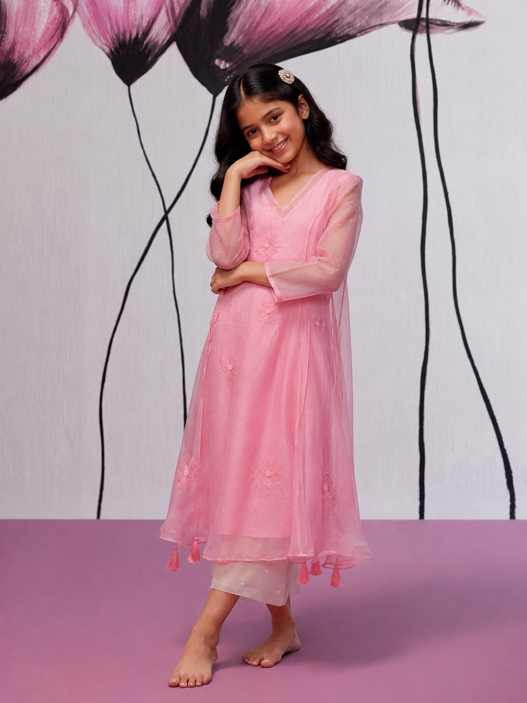 Moonshine Pink Kurta Set