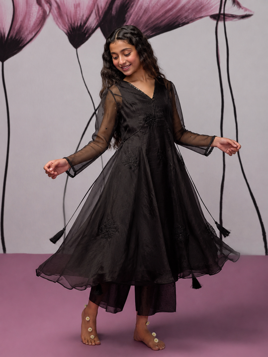 Moonshine Black Kurta Set
