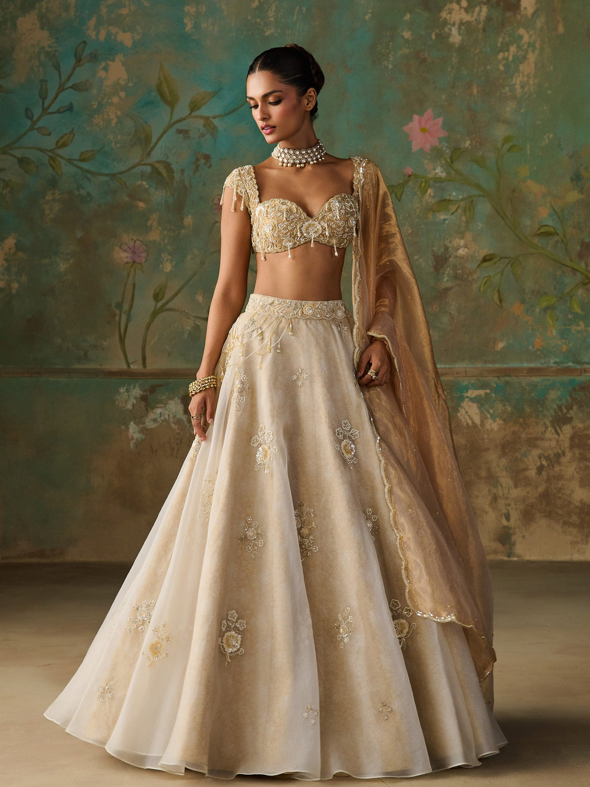 Aureline Ivory Lehenga Set