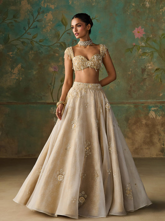 Aureline Ivory Lehenga Set