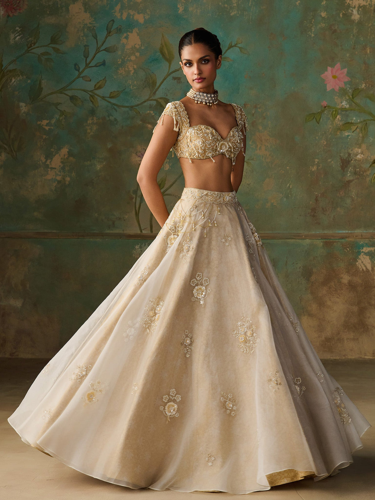 Aureline Ivory Lehenga Set