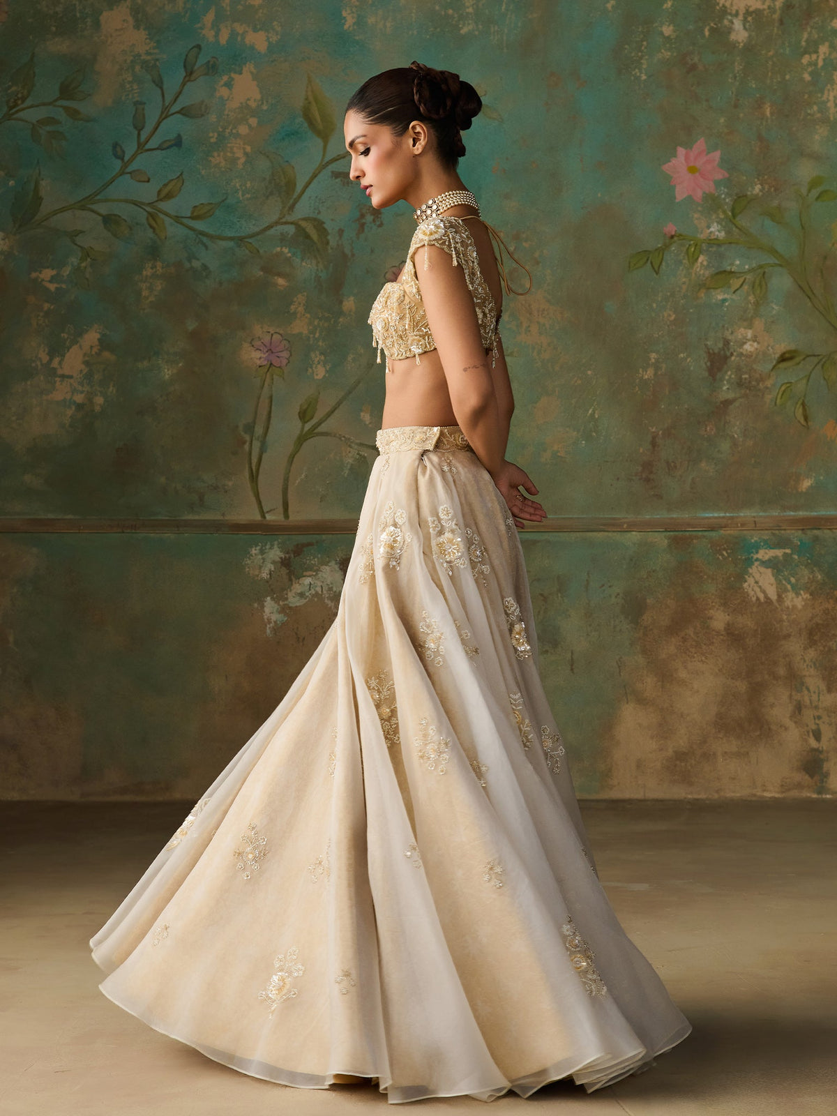 Aureline Ivory Lehenga Set