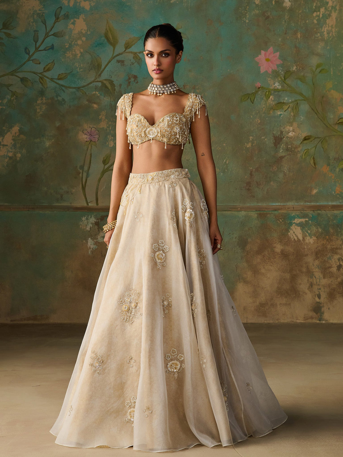 Aureline Ivory Lehenga Set