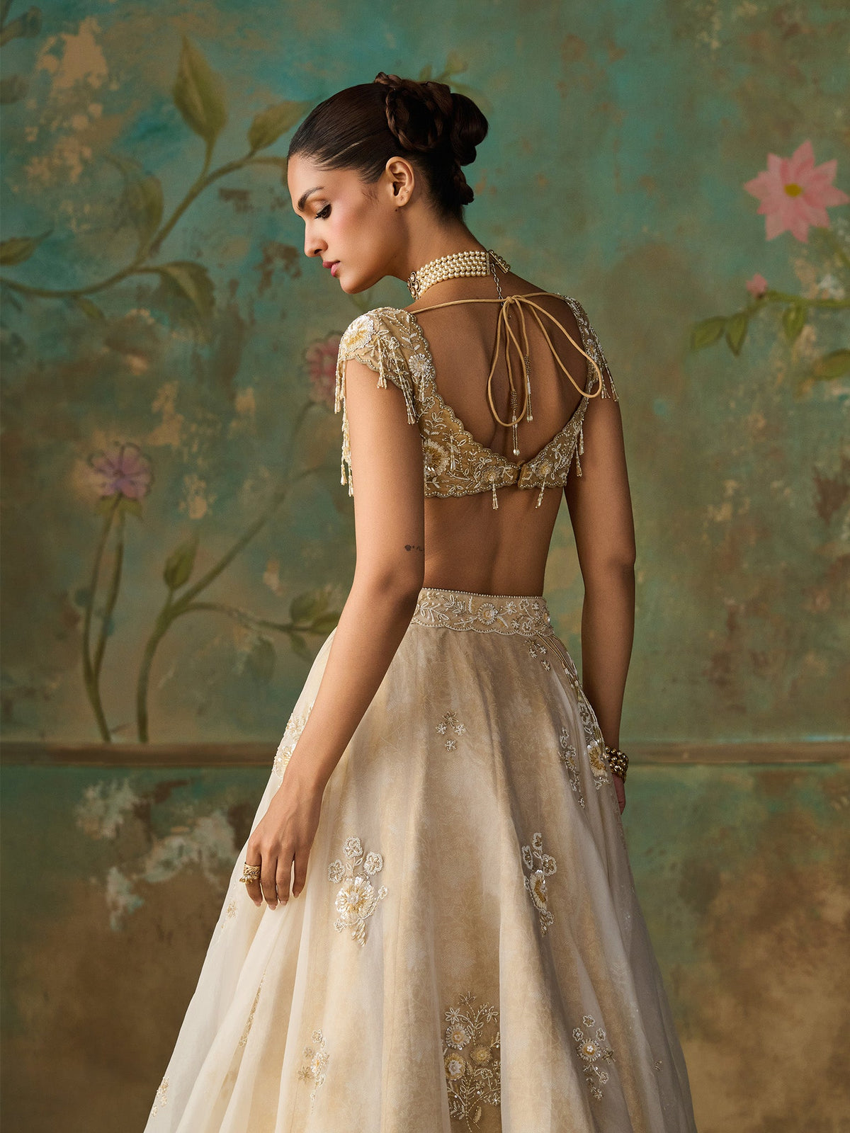 Aureline Ivory Lehenga Set